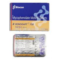 Renodapt, Generic Cellcept, Mycophenolate Mofetil 750 mg