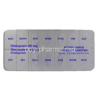 Citalopram  40 mg packaging