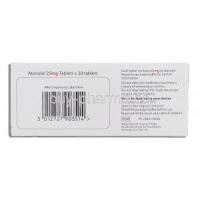Atenolol 25 mg box information