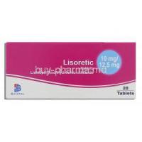 Lisoretic, Lisinopril 10 mg/  Hydrochlorothiazide  12.5 mg box