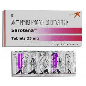 Tryptomer, Generic Amitrip , Amitriptyline 25 mg Tablets (Merind Limited)