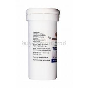 Tiodora 18 Puffcaps, Generic Spiriva, Tiotropium Bromide 18mcg bottle information