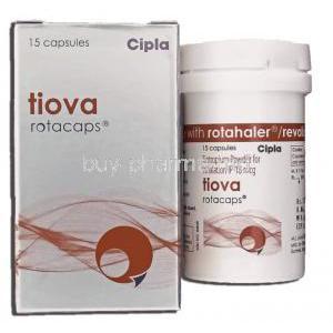 Tiova, Generic Spiriva,  Tiotropium Bromide 18 Mcg Rotacaps (Cipla)