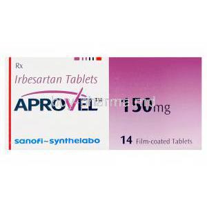 Aprovel 150mg, Irbesartan 150mg Box