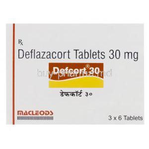Defcort 30, Generic Calcort, Deflazacort 30mg Box