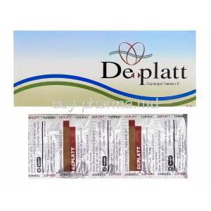 Deplatt, Generic Plavix, Clopidogrel 75mg