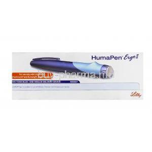 HumaPen Ergo II, Insulin Delivery Device Box