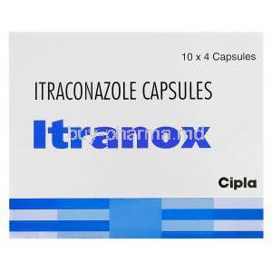 Itranox, Generic Sporanox, Itraconazole 100mg Box