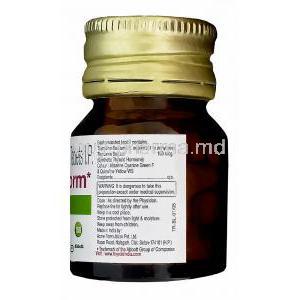 Thyronorm, Generic Synthroid, Thyroxine Sodium 150mcg Bottle Information