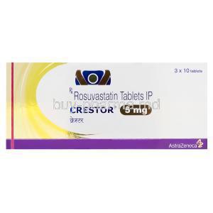 Crestor, Rosuvastatin 5mg Box