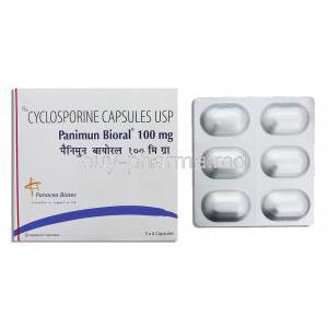Panimun Bioral, Generic Cyclosporine, 100 mg
