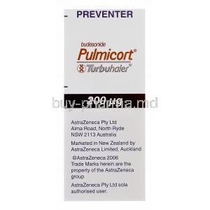 Pulmicort Turbuhaler, Budesonide 200mcg x 200md Box AstraZeneca