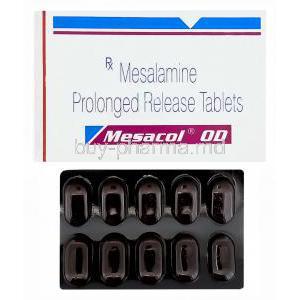 Mesacol OD, Generic Asacol, Mesalamine 1.2g