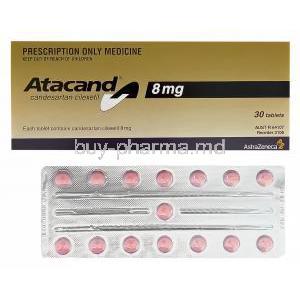 Atacand, Candesartan Cilexetil 8mg