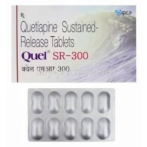 Quel SR-300, Generic Seroquel, Quetiapine 300mg