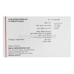 Quel SR-300, Generic Seroquel, Quetiapine 300mg Box Ipca Laboratories Manufacturer