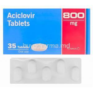 Aciclovir Tablets, Generic Zovirax, Aciclovir 800mg