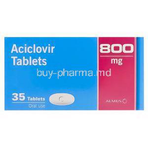 Aciclovir Tablets, Generic Zovirax, Aciclovir 800mg Box