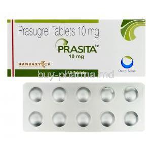 Prasita, Generic Effient, Prasugrel 10mg