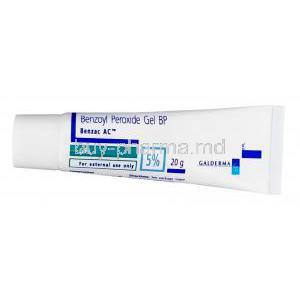 Benzac AC Gel 20gm, Benzoyl Peroxide Gel 5% Tube