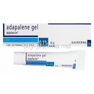 Adaferin Gel, Generic Differin, Adapalene 0.1% 15gm