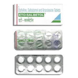 Eto-Salbetol, Salbtamol, Etofylline, Bromhexine