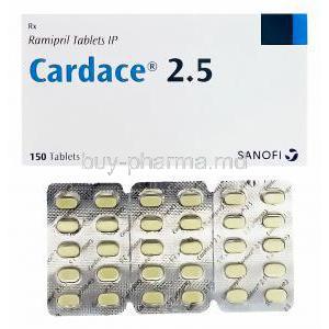 Cardace, Generic Altace, Ramipril 2.5mg