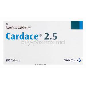 Cardace, Generic Altace, Ramipril 2.5mg Box