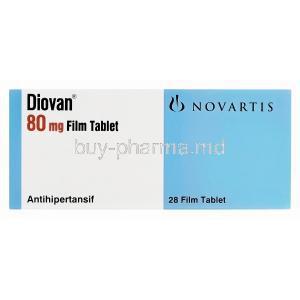 Diovan, Valsartan 80mg Box