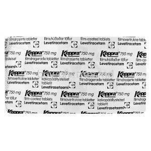 Keppra, Levetiracetam 750mg Blister Pack