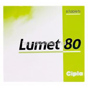 Lumet 80, Artemether 80mg and Lumefantrine 480mg Box