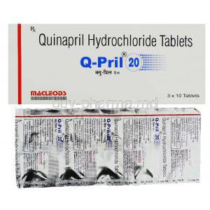 Q-Pril, Generic Accupril,  Quinapril