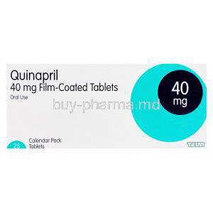 Quinapril, Generic Accupril, Quinapril 40mg Box