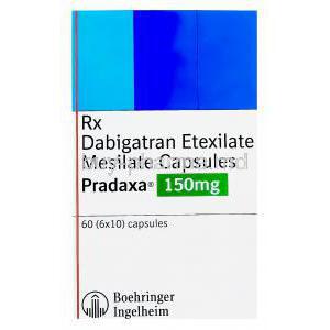 Pradaxa, Dabigatran Etexilate Mesilate 150mg Box