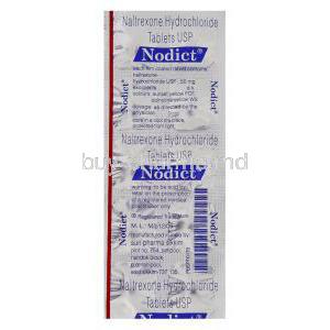 Generic REVIA / Depade, Naltrexone 50 mg information