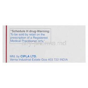 Oxyspas 2.5, Generic Ditropan, Oxybutynin Chloride 2.5mg Box Cipla Manufacturer