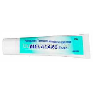 Melacare Forte Cream, Hydroquinone 4%, Tretinoin 0.025%, and Mometasone Furoate 0.1% Tube
