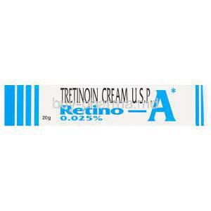 Retino-A Cream, Generic Retin-A, Tretinoin 0.025% 20gm Box