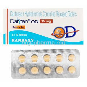 Dariten OD, Generic Enablex, Darifenacin Controlled Release 15mg