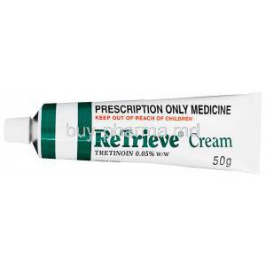 Retrieve Cream 50gm, Tretinoin 0.05% Tube
