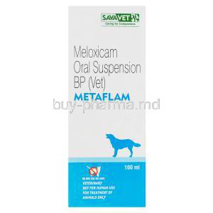 Metaflam Oral Suspension (Vet), Generic Metacam, Meloxicam BP 1.5mg 100ml Box