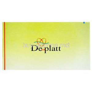 Deplatt, Generic Plavix, Clopidogrel 75mg Box Top