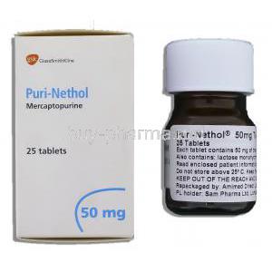 Purinethol, Mercaptopurine 25 mg