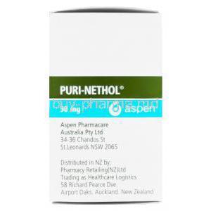 Puri-Nethol, Mercaptopurine 50mg Box Manufacturer