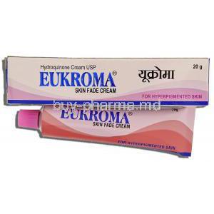Eukroma, Generic Eldopaque Forte, Hydroquinone 30 gm Cream (Yash Labo)