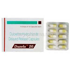 Duzela, Generic Cymbalta, Duloxetine 20mg Delayed Release