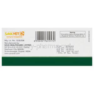 Ataxin 150, Generic Baytril, Enrofloxacin 150mg Easy Chews Box Manufacturer Sava