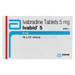 Ivabid, Generic Coralan, Ivabradine 5mg Box