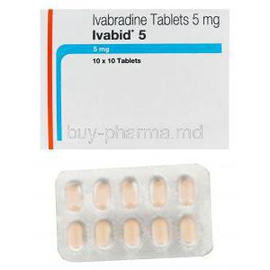 Ivabid, Generic Coralan, Ivabradine 5mg 2