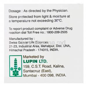 Carvistar, Generic Coreg, Carvedilol 6.25mg Box Manufacturer